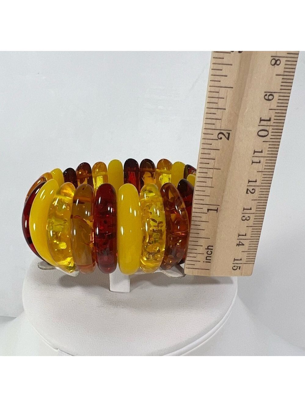 Amber Multi Color Fashion Stretch Bracelet - Picture 2 of 2